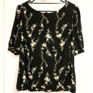 C&C California Floral Blouse Size Medium